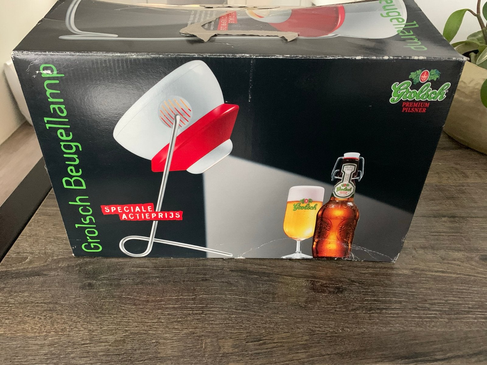 Grolsch Beugellamp - Speciale Actieprijs, Antiek en Kunst, Ophalen