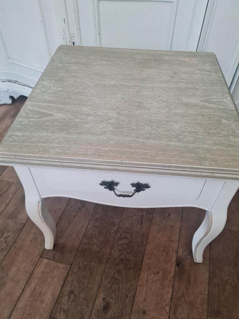 Landelijk kleine bijzettafel, salontafel wijntafel, Ophalen