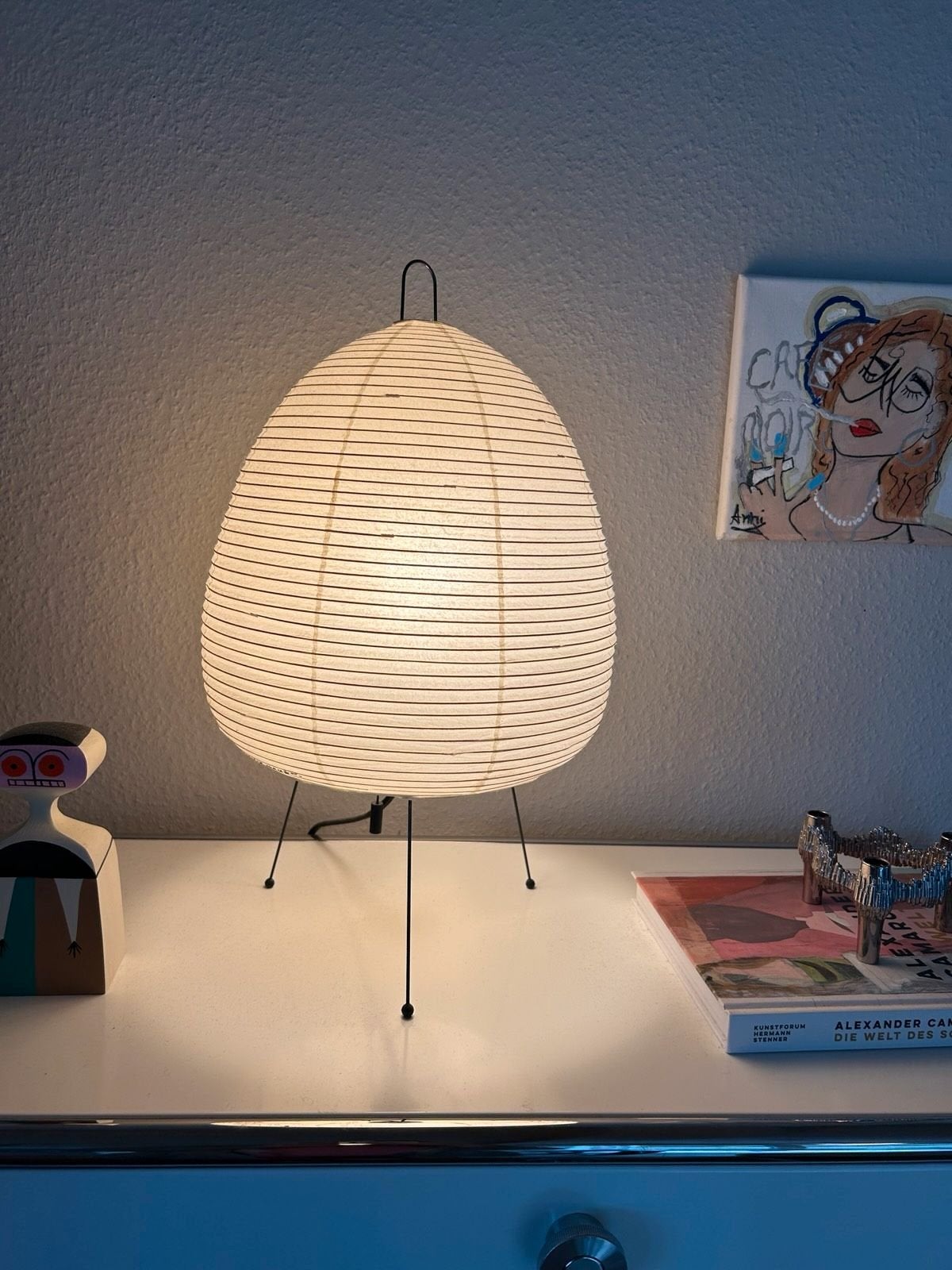 Vitra originele tafellamp Akari 1A – eerste eigenaar, Ophalen of Verzenden
