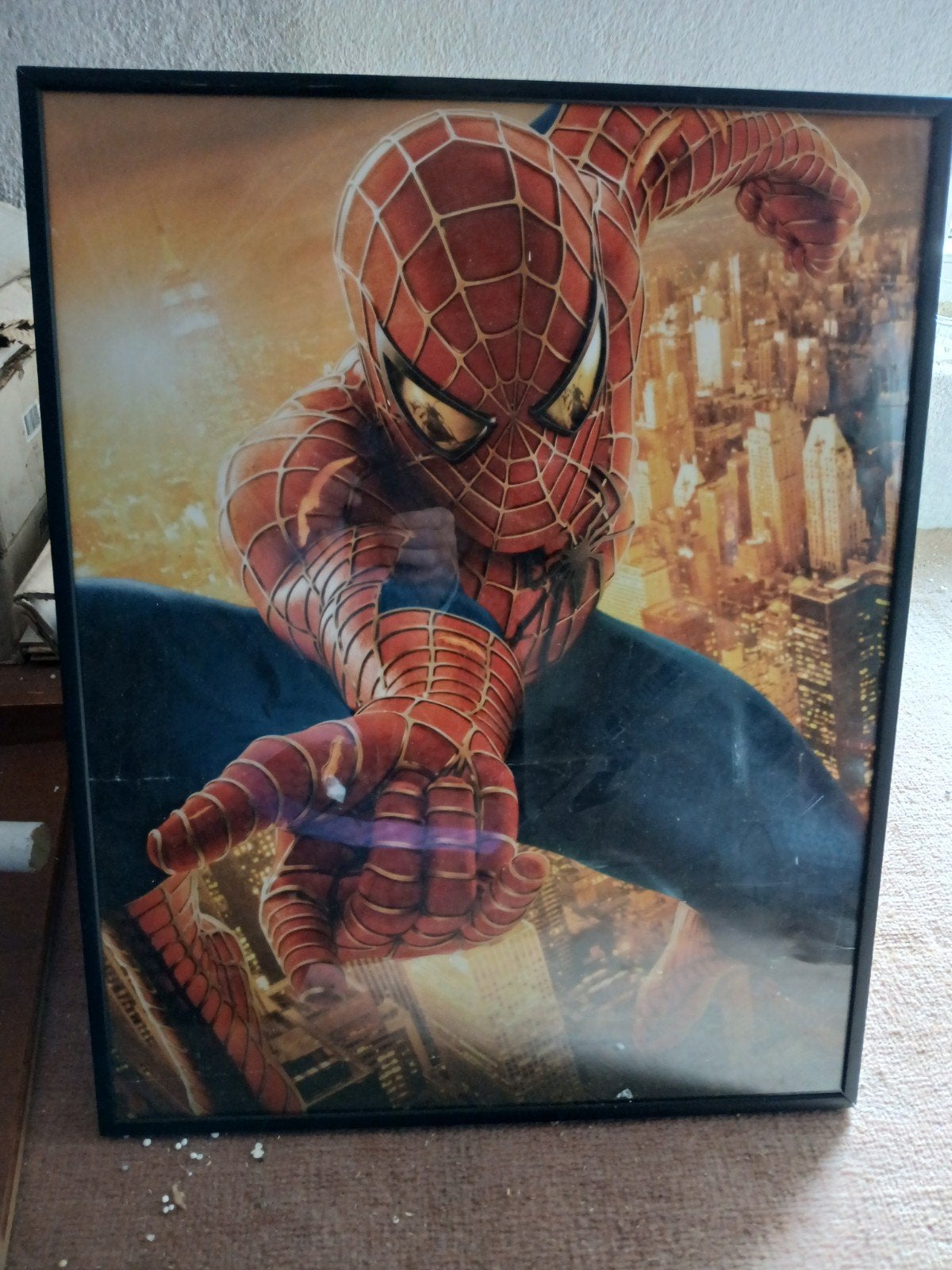Spider-Man Poster in lijst 30×40cm, Ophalen, Minder dan 50 cm, Gebruikt, Oorspronkelijke maker