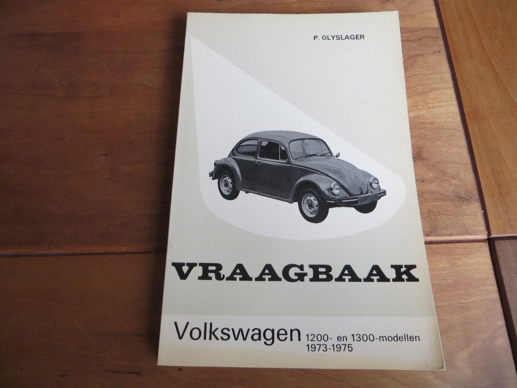 Vraagbaak Volkswagen Kever 1200, 1200 S, 1300 1973-1975, Ophalen of Verzenden