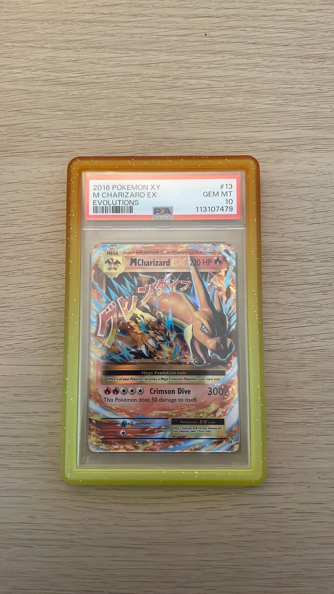 Mega Charizard EX #13 PSA 10, Ophalen of Verzenden, Zo goed als nieuw