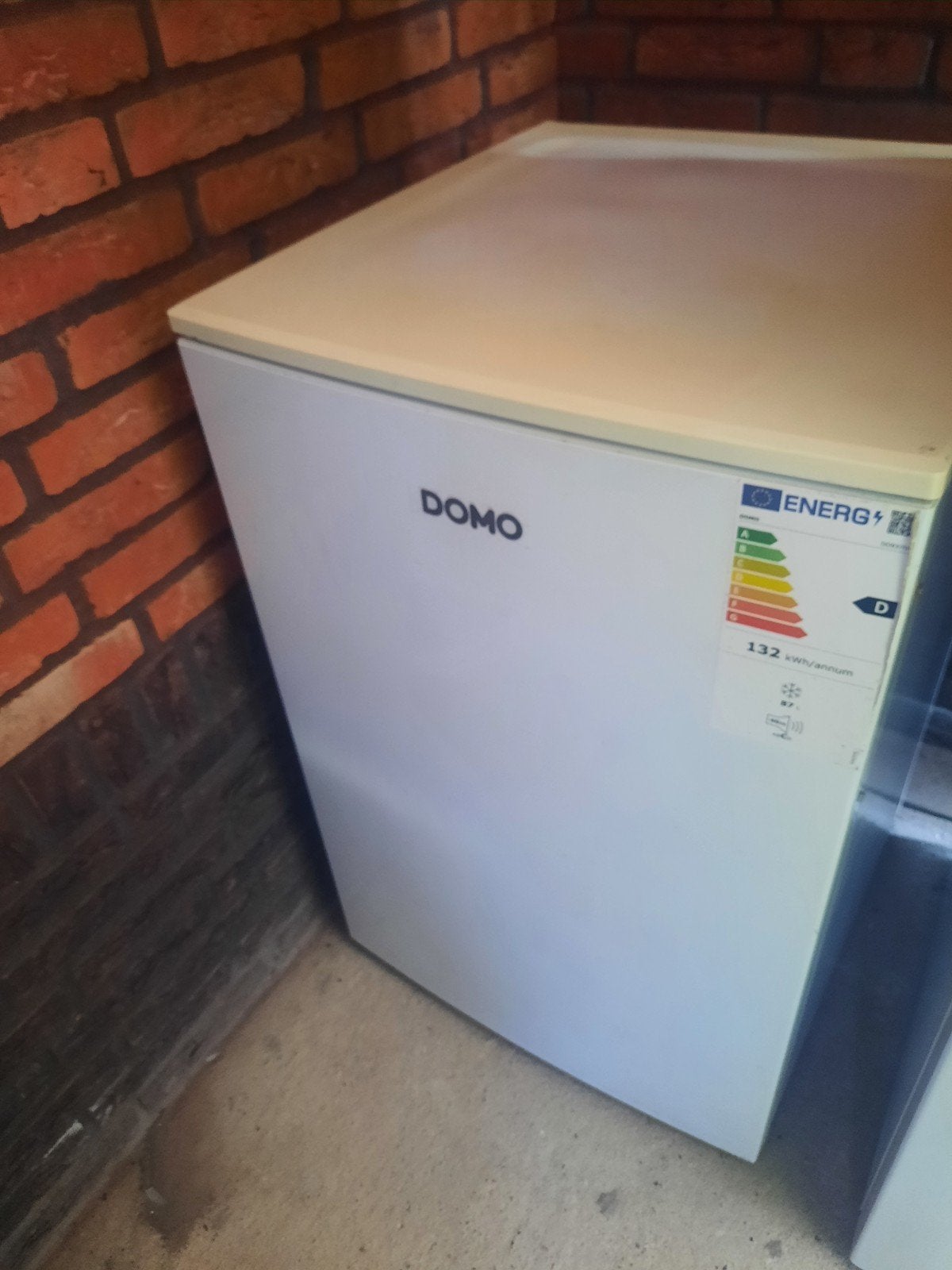 Domo tafelmodel vriezer energielabel D, Ophalen