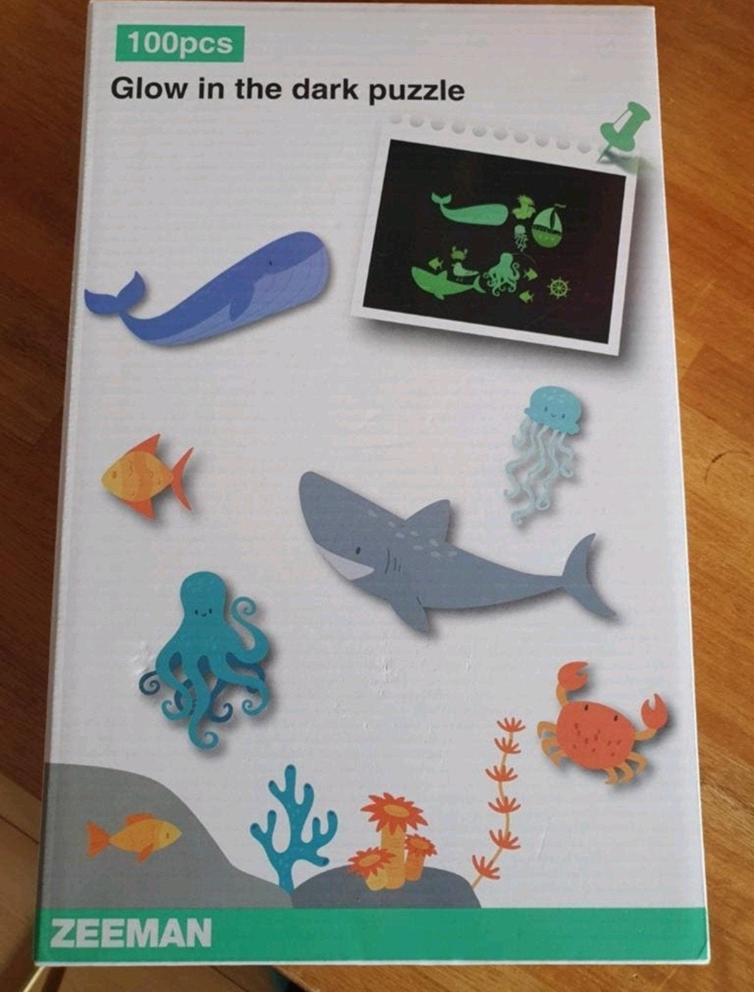 Nieuw, Glow in the dark puzzel, kinder Puzzel, Ophalen of Verzenden, Minder dan 500 stukjes, Nieuw, Legpuzzel