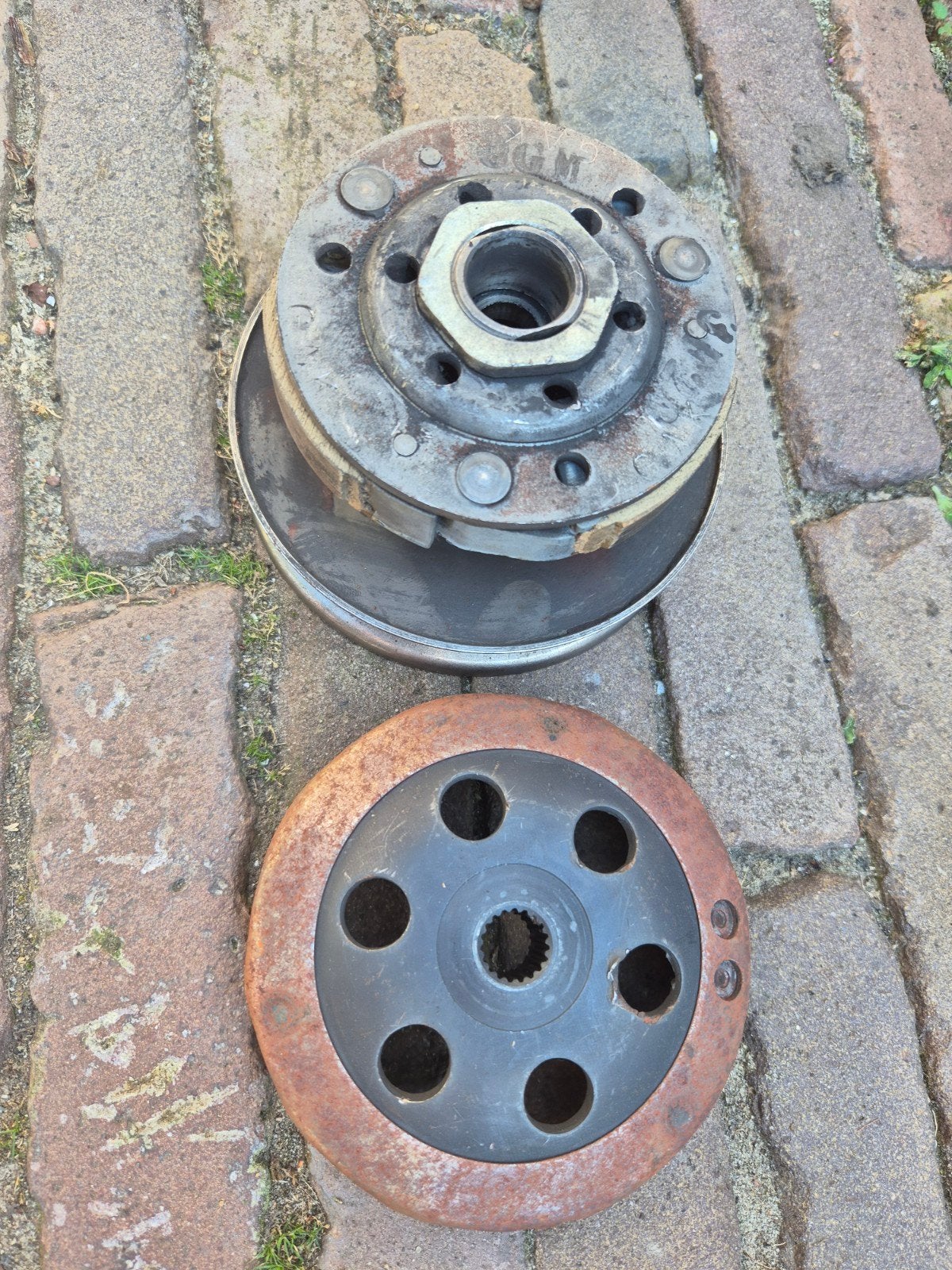 Honda Nsc50r onderdelen - ECU, luchtfilter, uitlaatkap, etc., Ophalen of Verzenden, Gebruikt