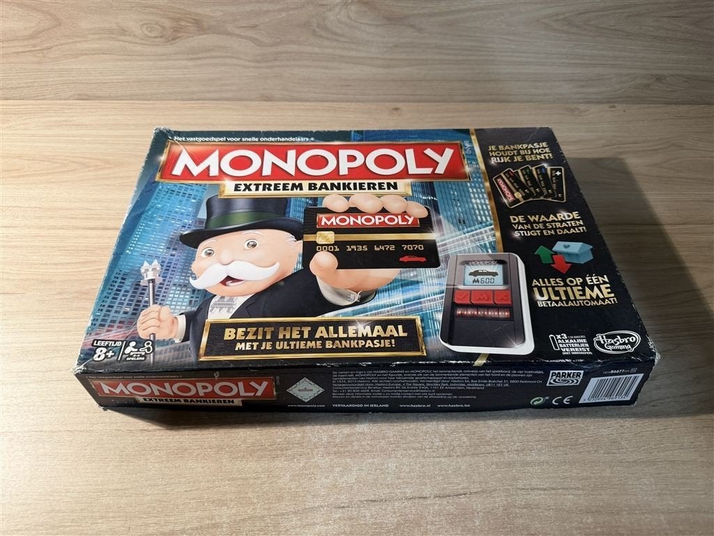 Monopoly Extreem bankieren - s6713, Hobby en Vrije tijd, Verzenden, Zo goed als nieuw