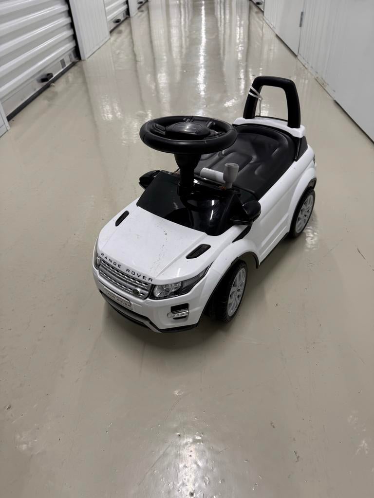 Range Rover Loopauto - Wit, Kinderen en Baby's, Ophalen, Gebruikt, Loopvoertuig