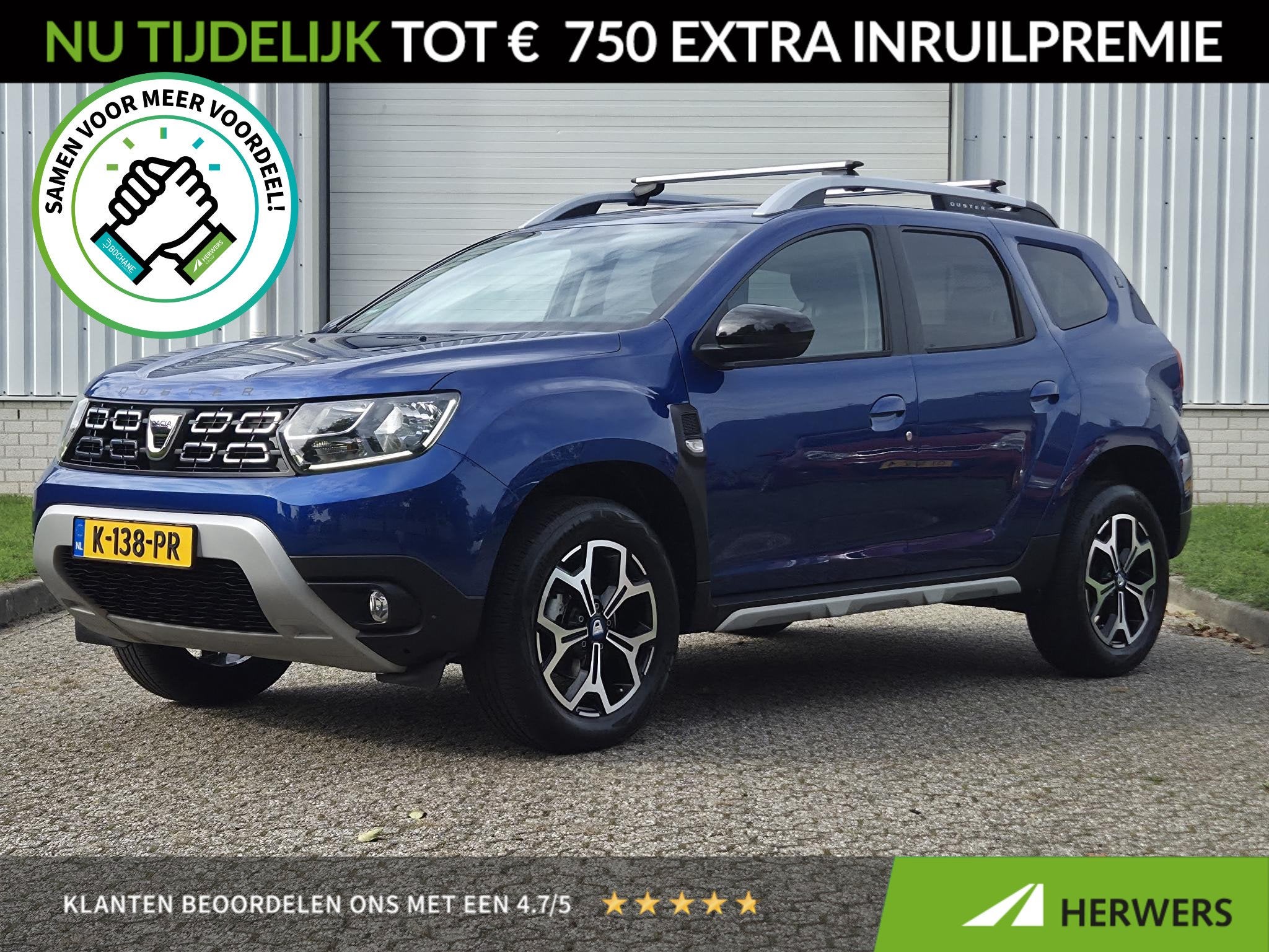 Dacia Duster 1.3 TCe Serie Limitee 15th Anniversary / 1e Eig, Voorwielaandrijving, Stof, Gebruikt, Euro 6