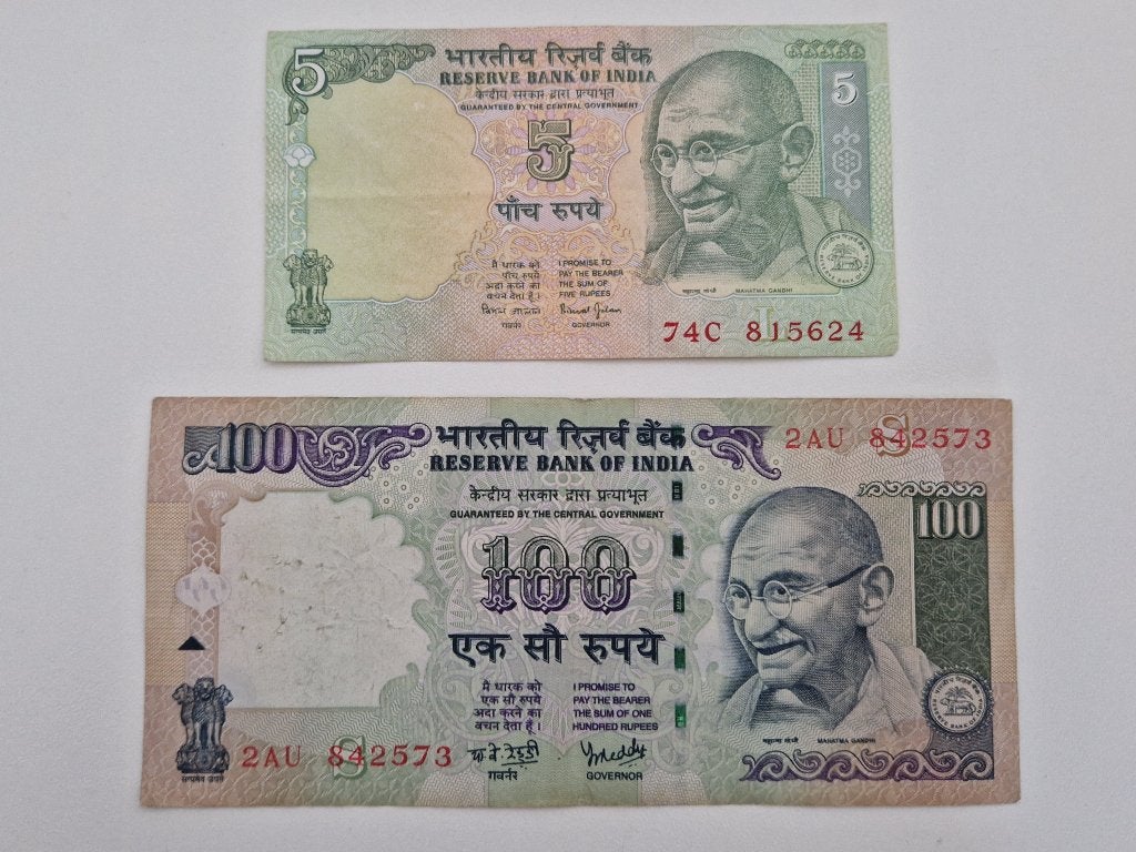 Bankbiljetten India, Ophalen of Verzenden, Zuid-Azië, Setje
