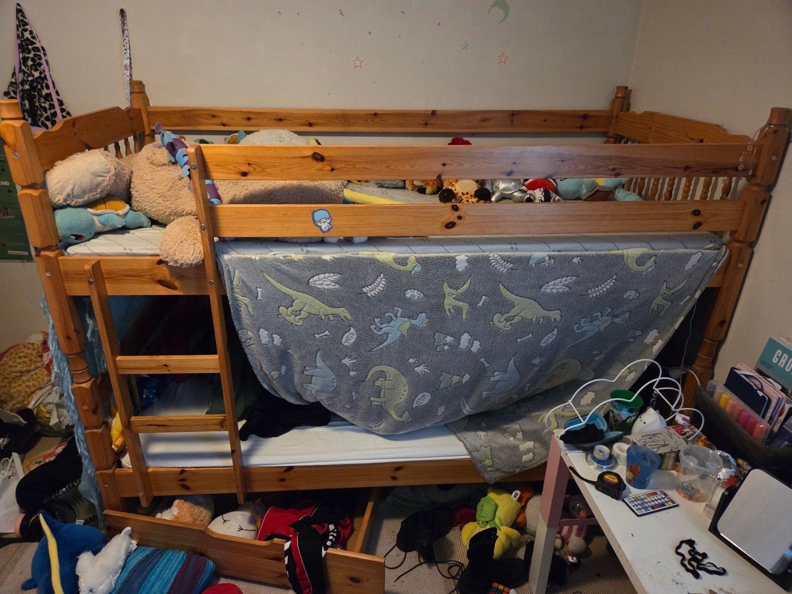 Stevig stapelbed inclusief 2 matrassen, Gebruikt, 90 cm, Tweepersoons, Ophalen of Verzenden