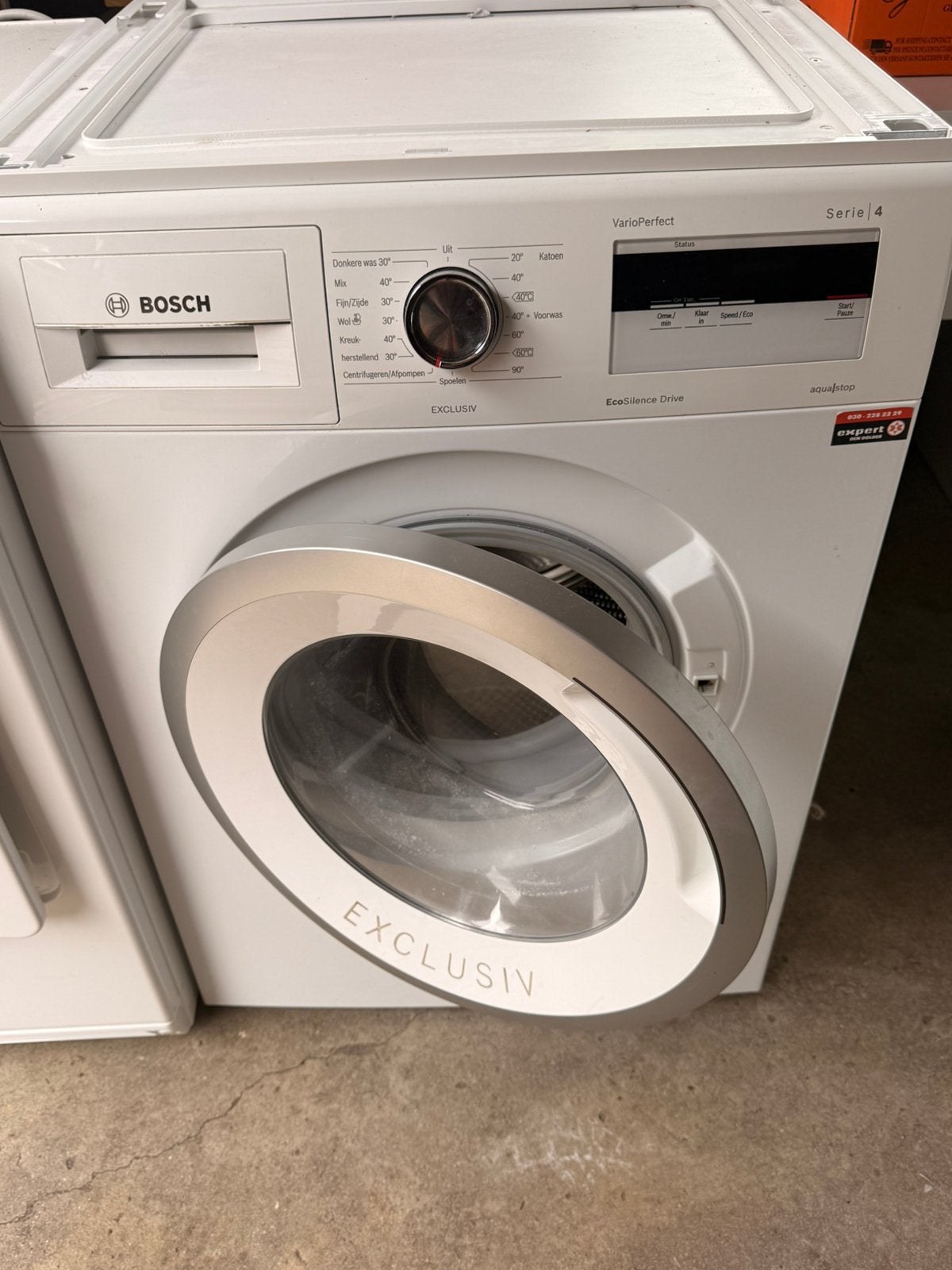Bosch VarioPerfect Serie 4 Wasmachine (Type 4), Ophalen, Zo goed als nieuw, 85 tot 90 cm, 1200 tot 1600 toeren