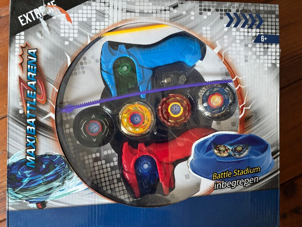 spel met tollen, Ophalen of Verzenden, Zo goed als nieuw, Jongen of Meisje