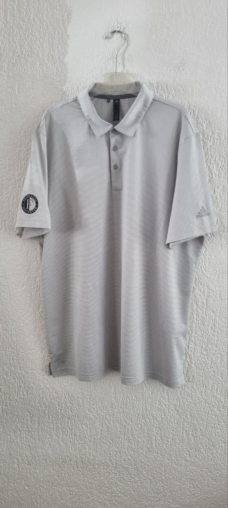 Heren polo merk Adidas maat. Large, Kleding | Heren, Ophalen of Verzenden, Zo goed als nieuw, Grijs, Adidas