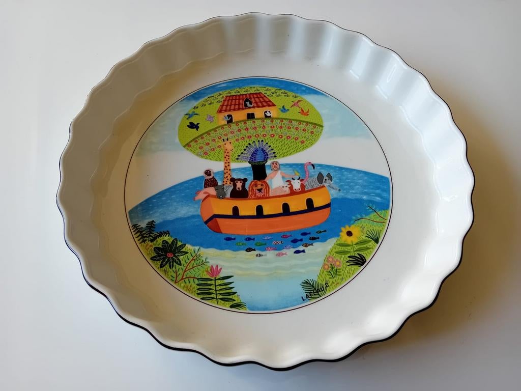 Villeroy & Boch NAIF Noah's Ark Quiche ovenschaal, Huis en Inrichting, Keuken | Servies, Nieuw, Ophalen of Verzenden, Schaal of Schalen