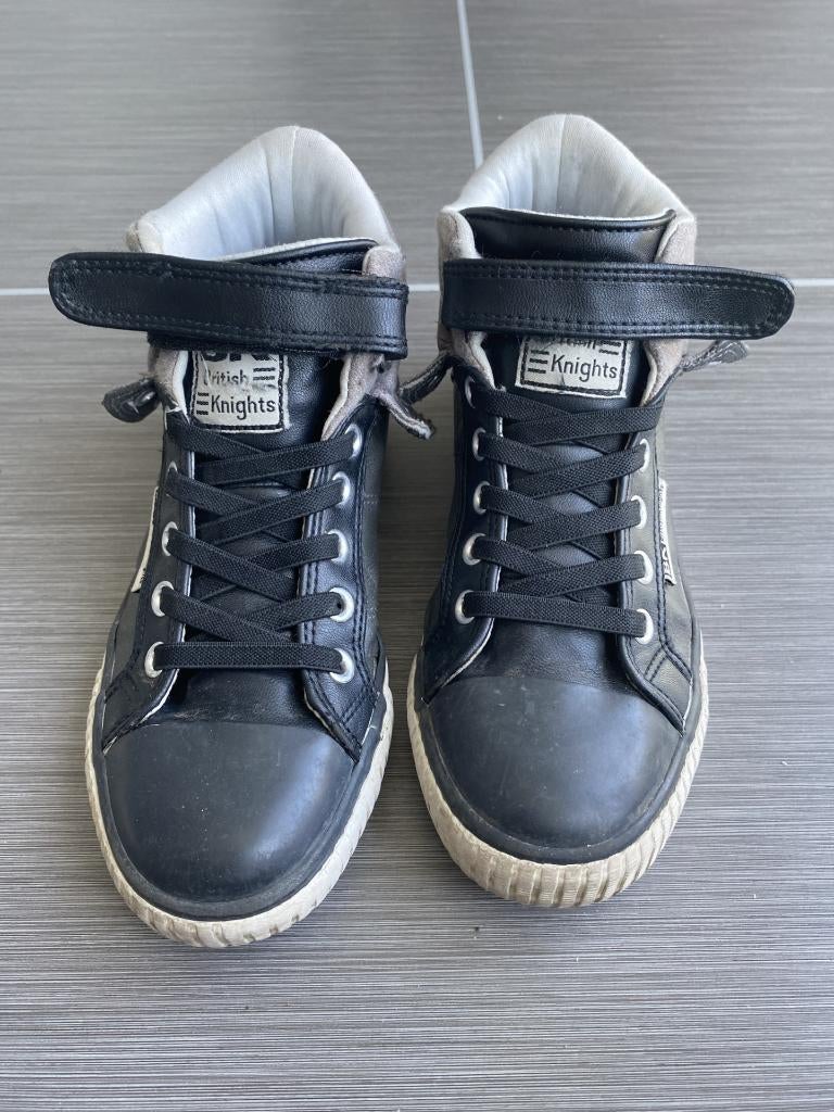 Zwarte hoge sneakers van British Knights maat 34, Gebruikt, Schoenen, Ophalen of Verzenden, Jongen