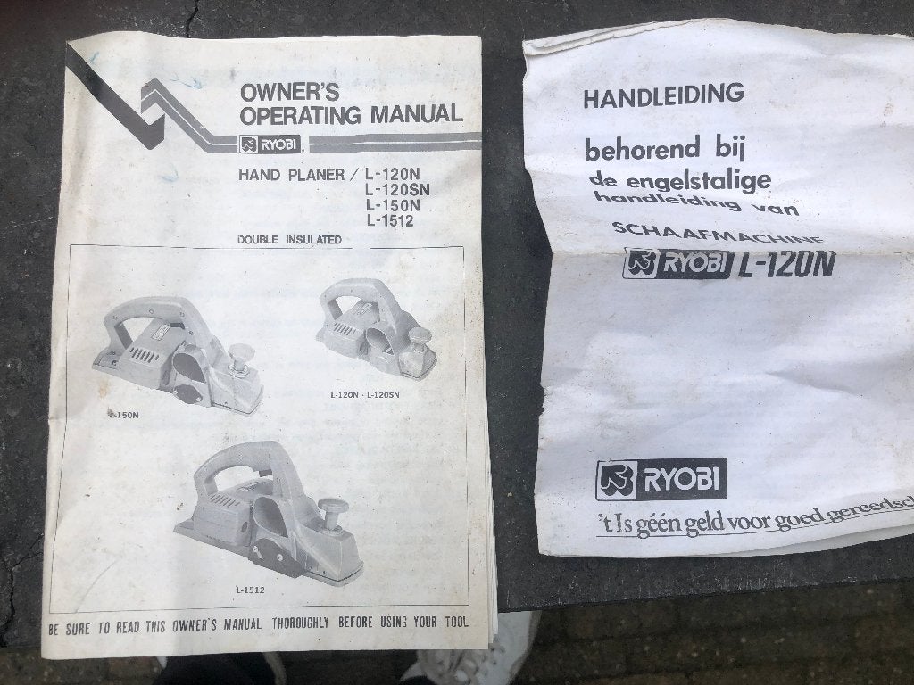 elektrische handschaaf, Ophalen, Gebruikt