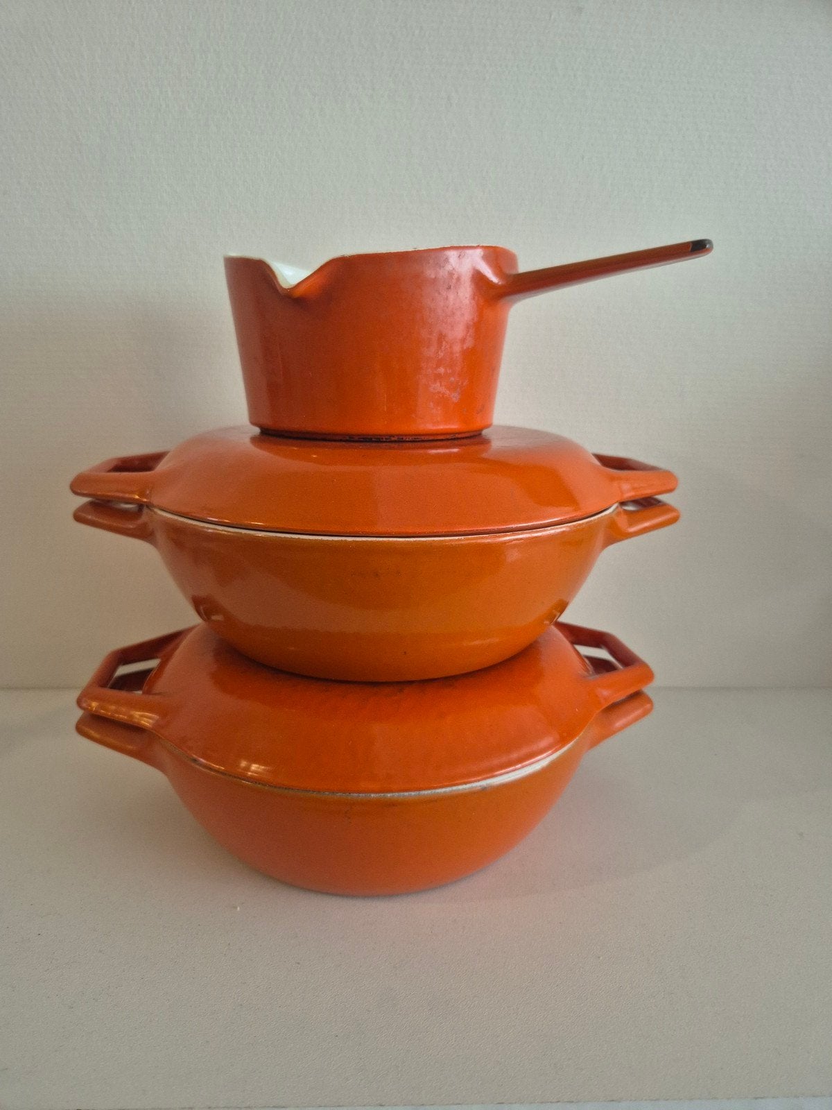 Vintage Copco Denmark pannenset (3-delig) – Michael Lax Desi, Ophalen of Verzenden