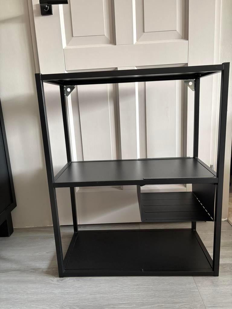 Ikea Enhet bovenkast element met inzet zwart, Huis en Inrichting, Ophalen, Zo goed als nieuw