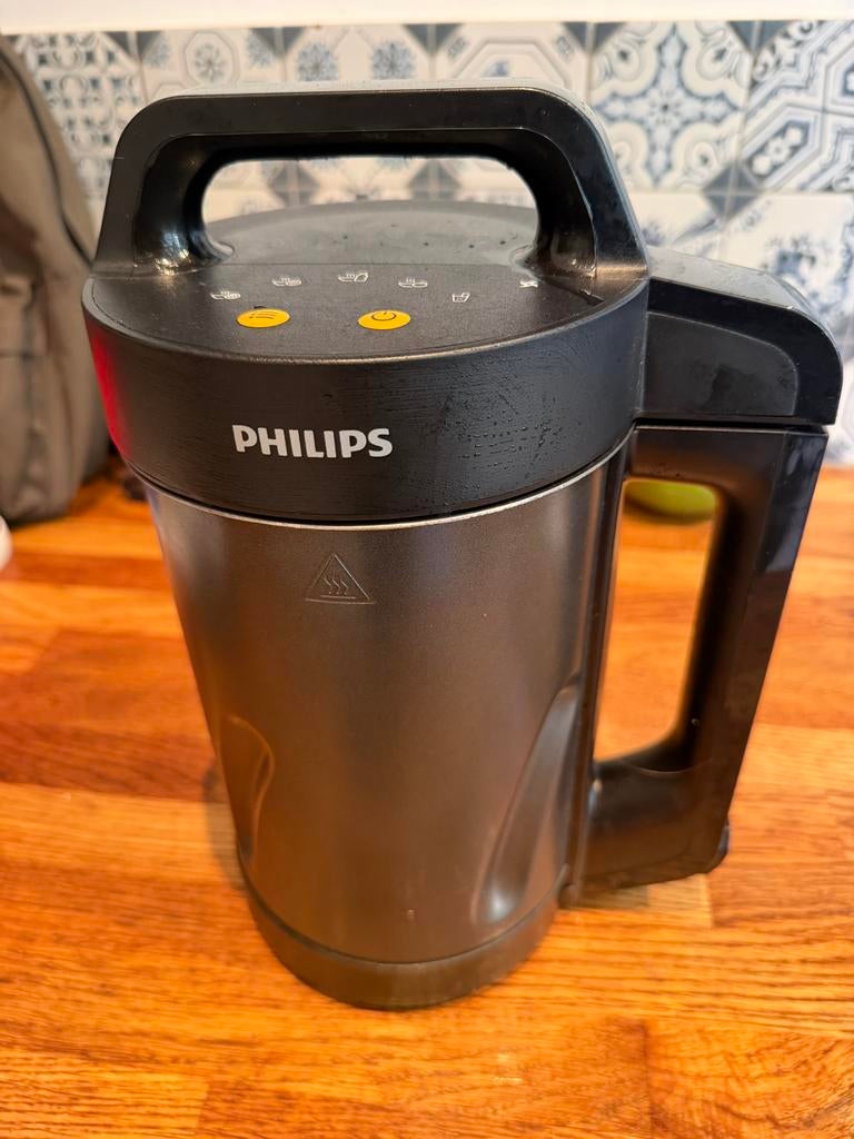 Philips Soepmaker - Perfect voor verse soepen en sauzen, 1 tot 2 liter, Ophalen of Verzenden, Zo goed als nieuw, 3 snelheden of meer