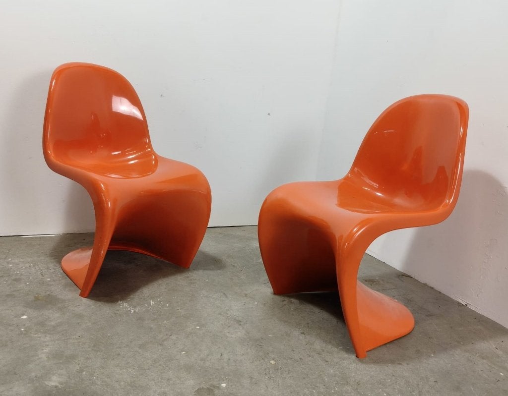 Vitra Panton chair set, Ophalen, Kunststof, Overige kleuren, Onbekend
