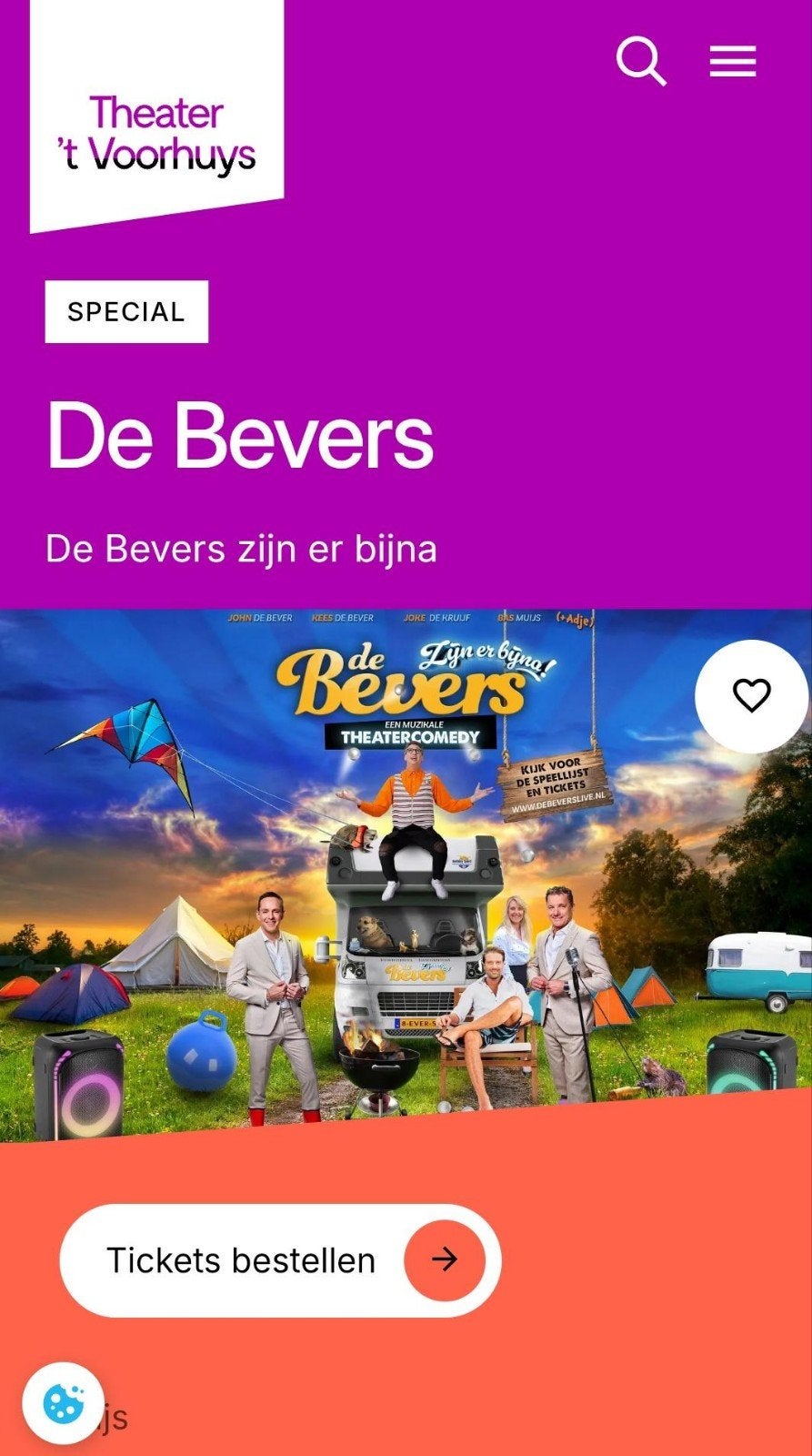 De bevers, Twee personen, Ticket of Toegangskaart