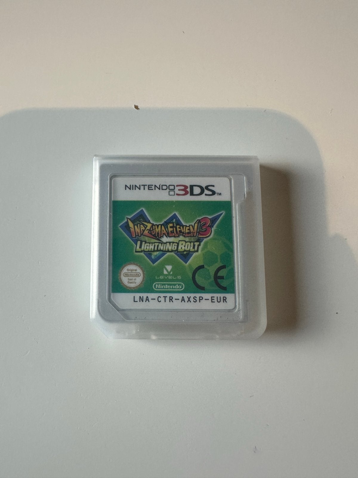 Inazuma Eleven 3: Lightning Bolt - Nintendo 3DS, Gebruikt, 1 speler, Ophalen of Verzenden, Role Playing Game (Rpg)