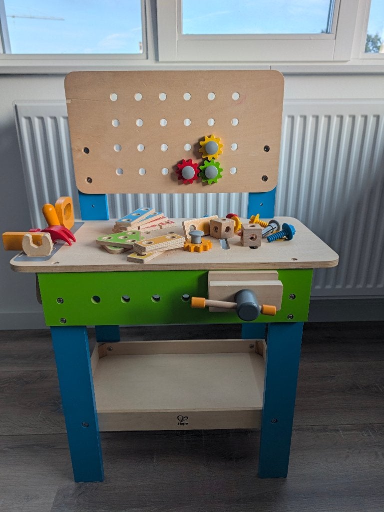 Hape werkbank, Ophalen, Gebruikt, Meubelstuk of Keukentje