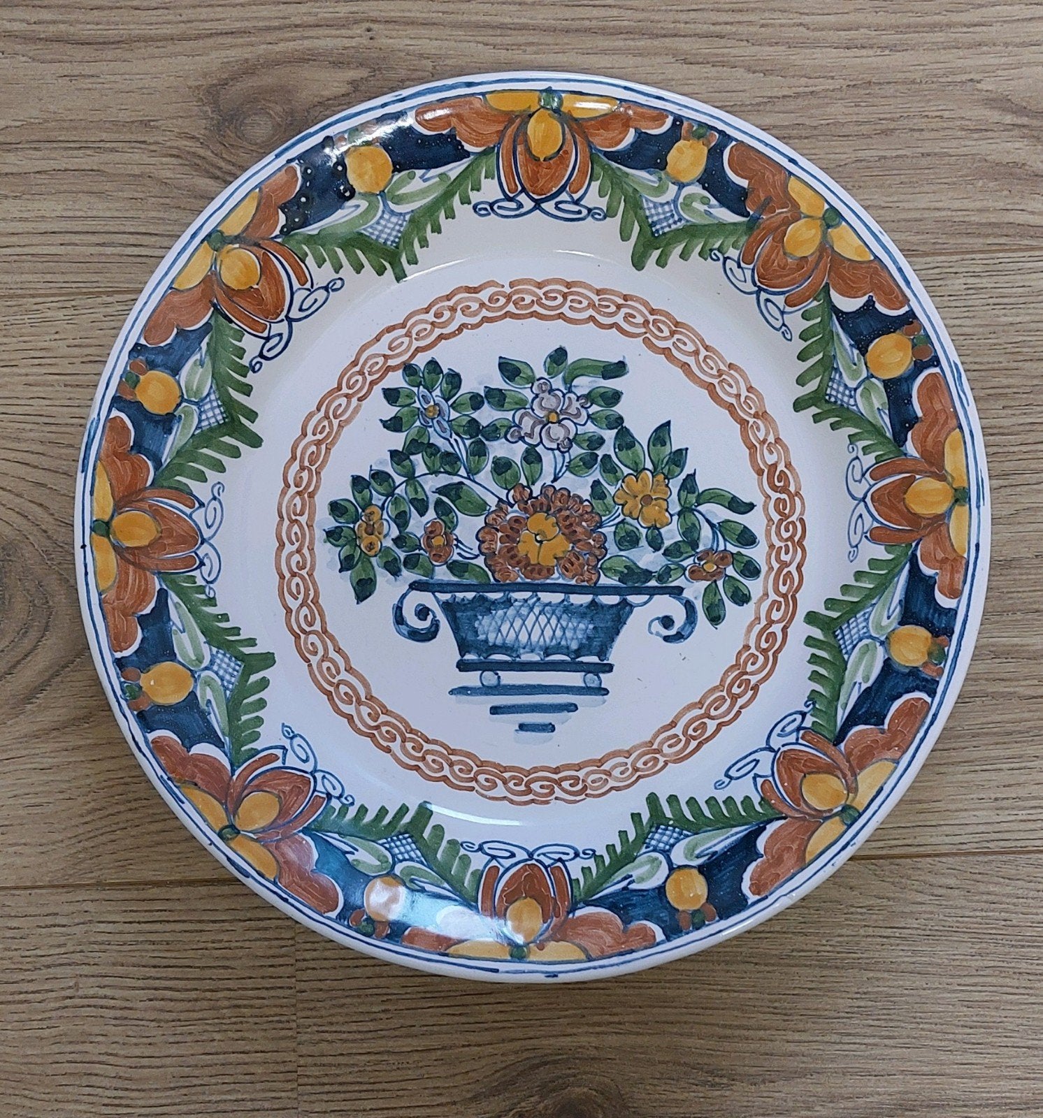 makkum wandbord met bloemen, Ophalen of Verzenden