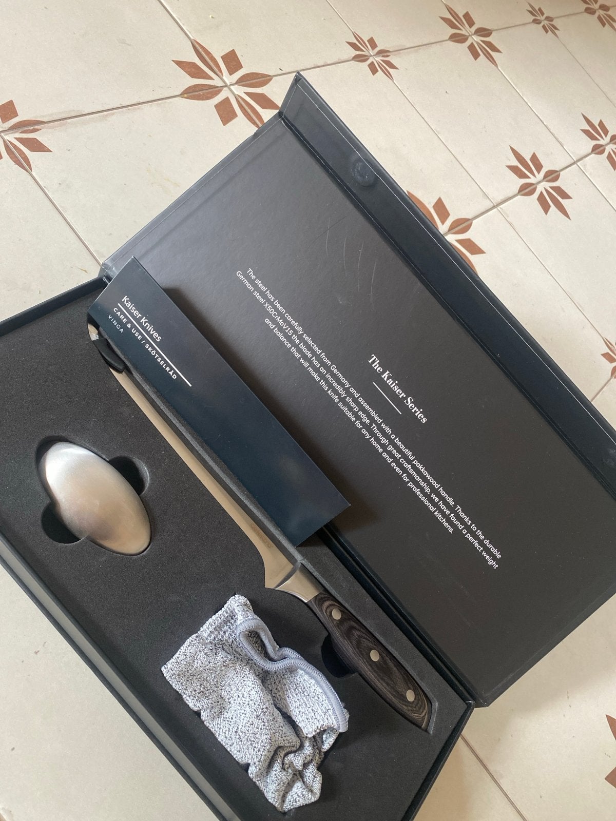 Nieuw Kaiser Knives Vinga trancheermes in doos, Ophalen, Overige typen, Metaal, Overige merken