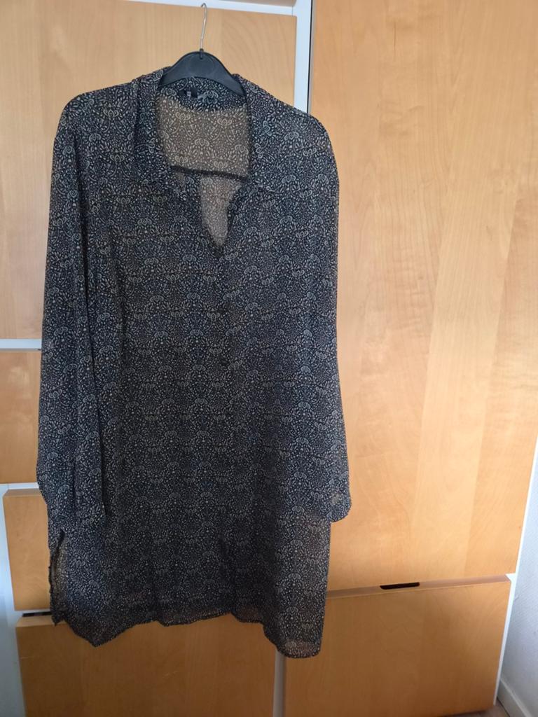 MS Mode Tuniek Blouse Maat 52, Kleding | Dames, Blouses en Tunieken, Overige kleuren, Maat 46/48 (XL) of groter, Ophalen of Verzenden