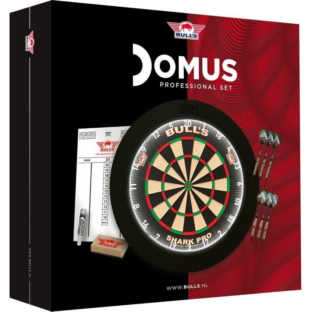 Bull's Domus professionele dartset, Ophalen of Verzenden, Nieuw, Dartbord met pijlen