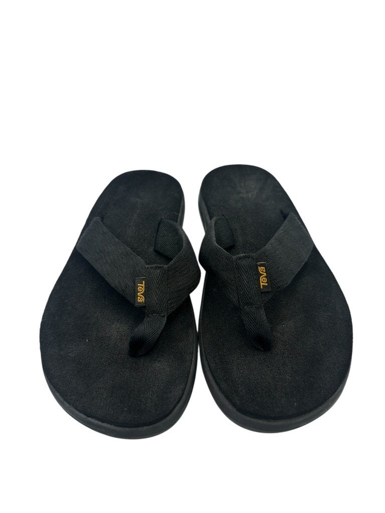 Teva slippers 40,5, Kleding | Dames, Schoenen, Zwart, Ophalen of Verzenden, Zo goed als nieuw