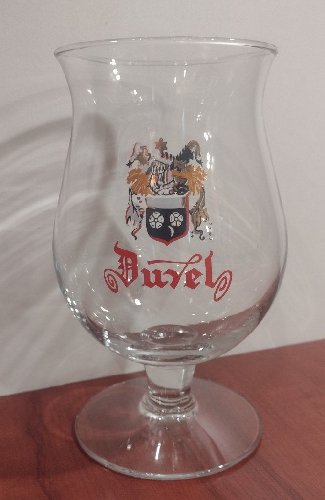 Duvel 135 Jaar 2006 Vintage Wapenschild. (L), Ophalen of Verzenden, Gebruikt, Glas of Glazen, Duvel