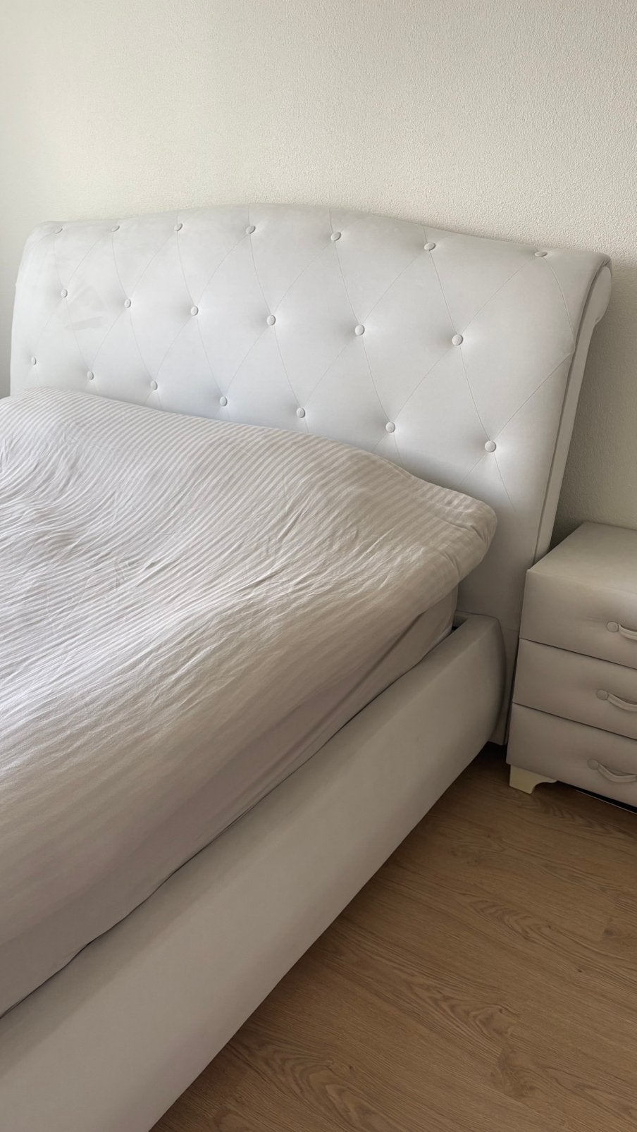 Boxspring met opbergruimte, Huis en Inrichting, Slaapkamer | Boxsprings, Ophalen, Gebruikt, Tweepersoons, 160 cm