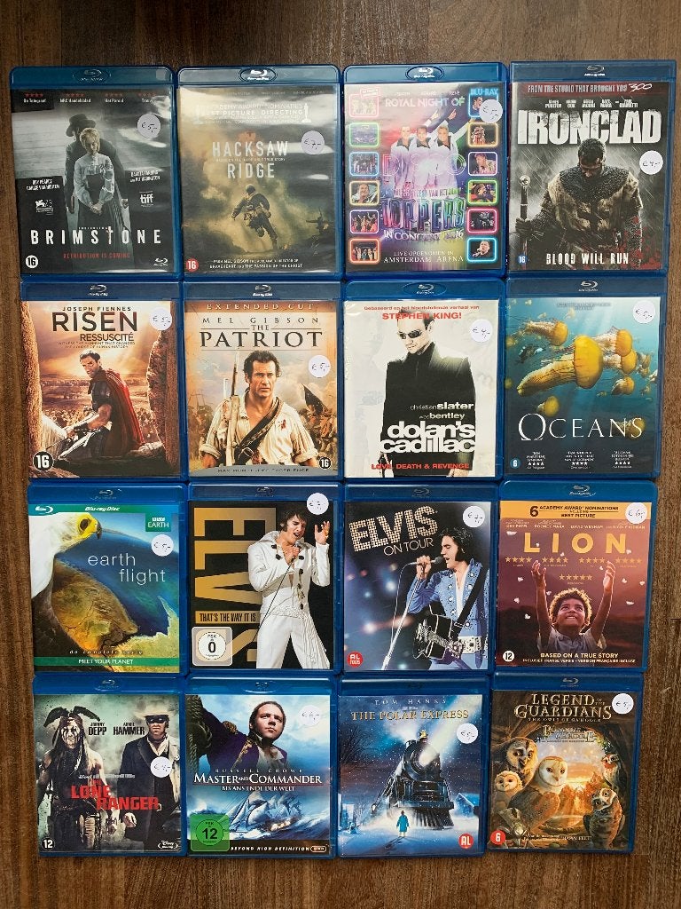 Blu-ray films, Overige formaten, Overige typen, -, Alle leeftijden