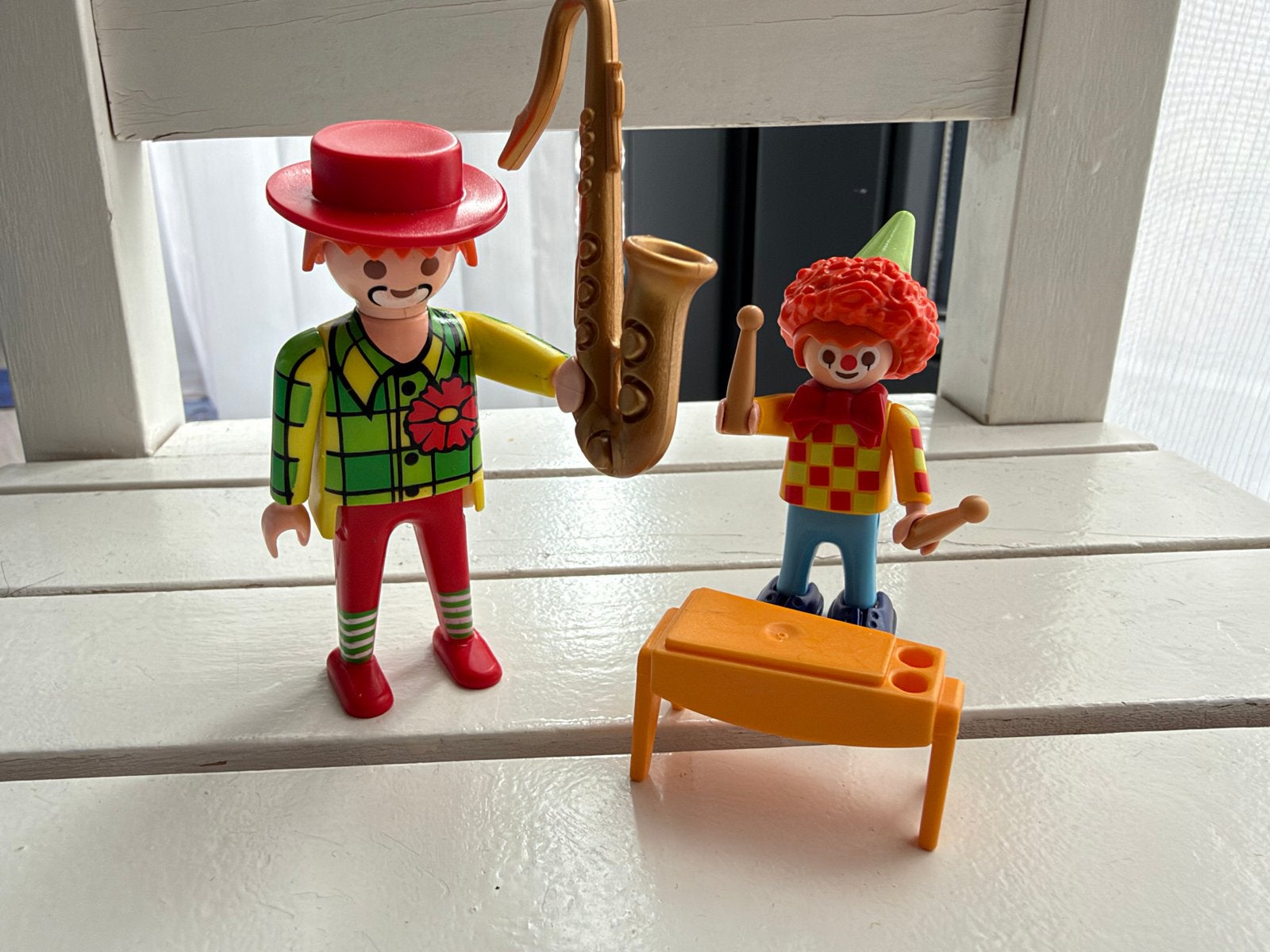 Playmobil Circus Muzikale Clowns 4787 met drumstokjes, Ophalen of Verzenden, Gebruikt