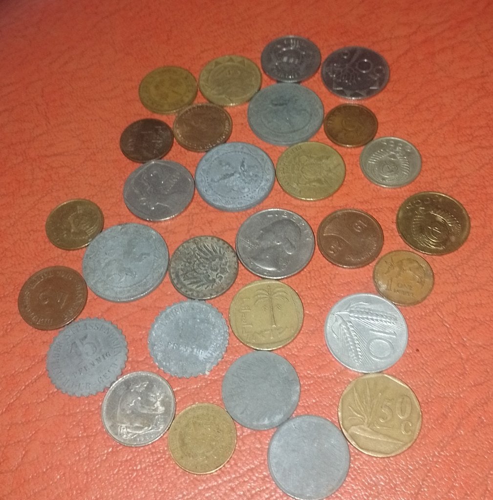 Diverse oude muntjes te koop, Ophalen of Verzenden, Overige landen, Losse munt