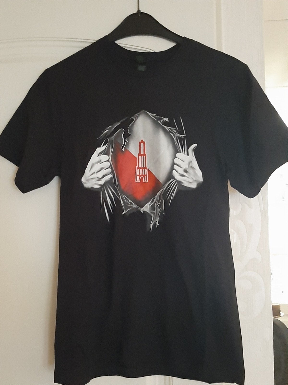 Shirt met de Dom van Utrecht, Kleding | Heren, Zwart, Nieuw, Ophalen of Verzenden, Maat 46 (S) of kleiner