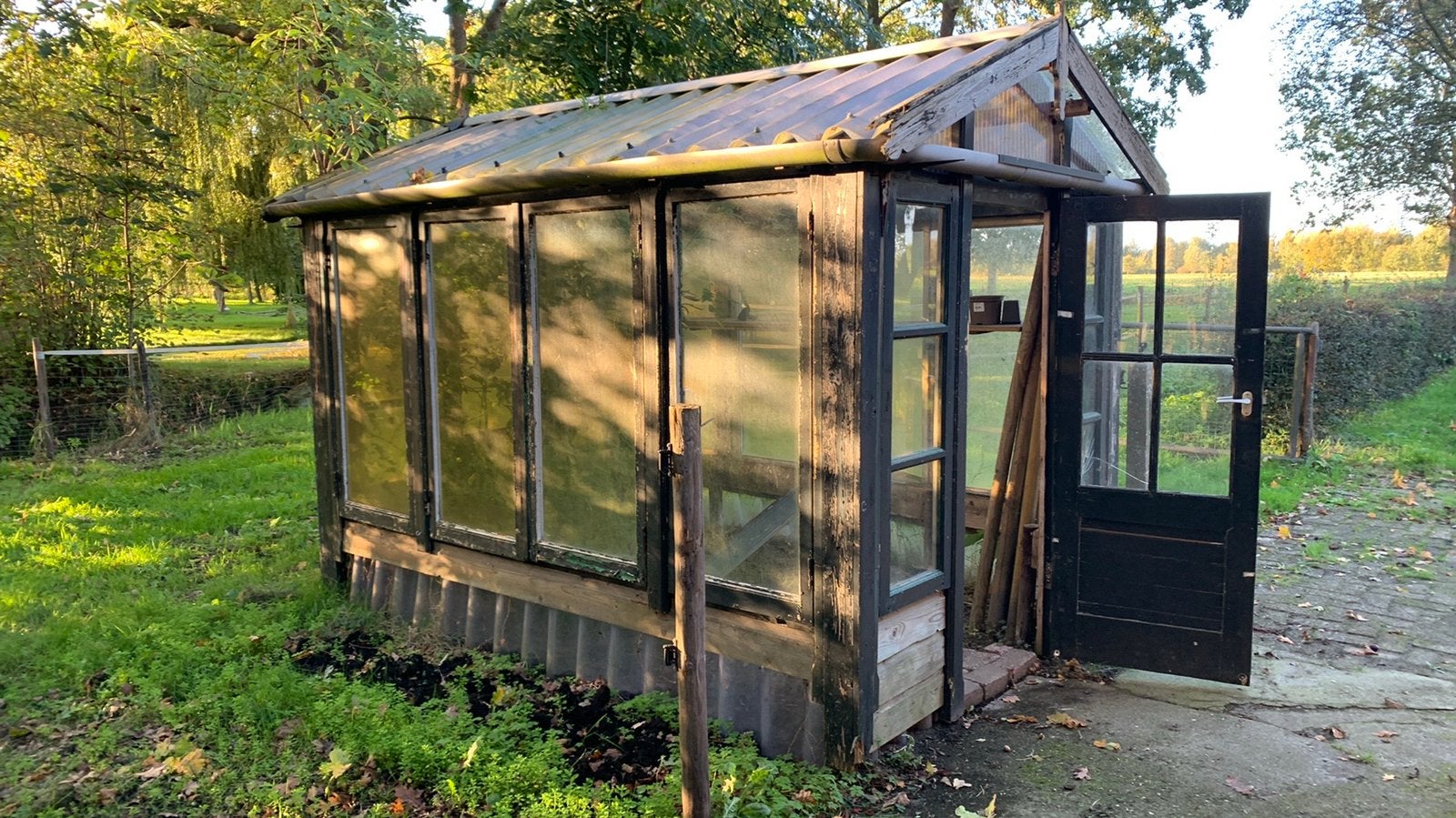 Hobby kas, Tuin en Terras, Ophalen, Overige materialen, Gebruikt, Kweekkas