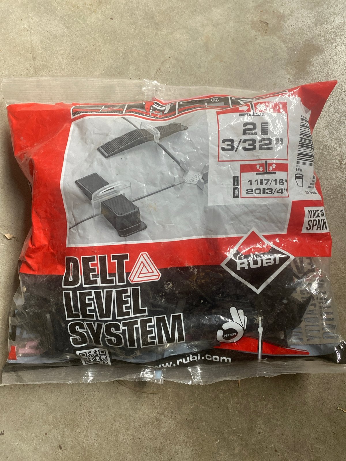 Nieuwe Rubi Delta Level System tegel levelling clips, Tuin en Terras, Hand-tuingereedschap, Onbekend, Nieuw, Ophalen of Verzenden