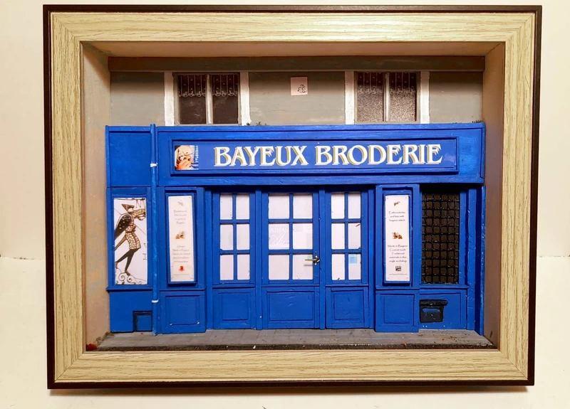 3D framebox - Bayeux Broderie, Minder dan 50 cm, Overige typen, Nieuw, Ophalen of Verzenden