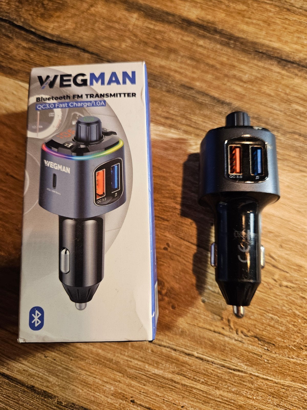 Wegman Bluetooth FM transmitter, Ophalen of Verzenden, Draadloos, Zo goed als nieuw