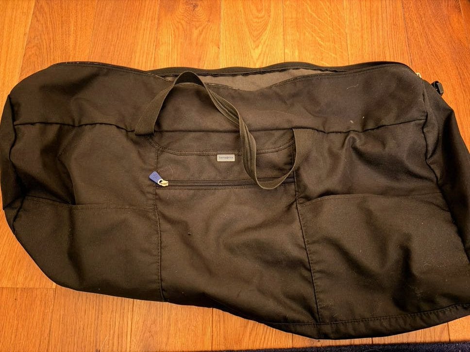 Samsonite foldable reistas | Maat XL | Zgan, 30 cm of meer, Zwart, Minder dan 35 cm, Ophalen of Verzenden