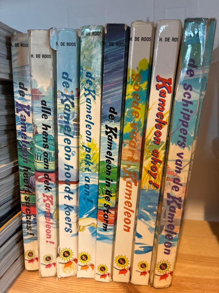 De Kameleon Boekenreeks - H. de Roos (8 delen), Boeken, Ophalen of Verzenden, Gelezen, Fictie algemeen