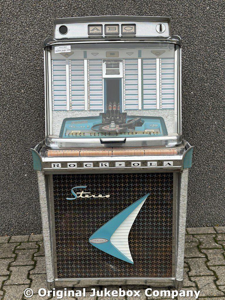 JUKEBOX: ROCKOLA TEMPO 2 120 select model 1478, Ophalen, 1950 tot 1960, USA, Rock Ola