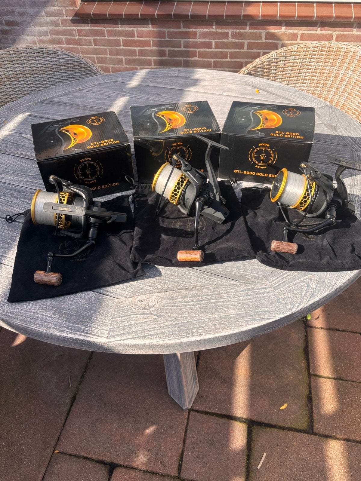 Nash scope gtl 8000 gold 2+1 gratis, Ophalen of Verzenden, Zo goed als nieuw, Molen