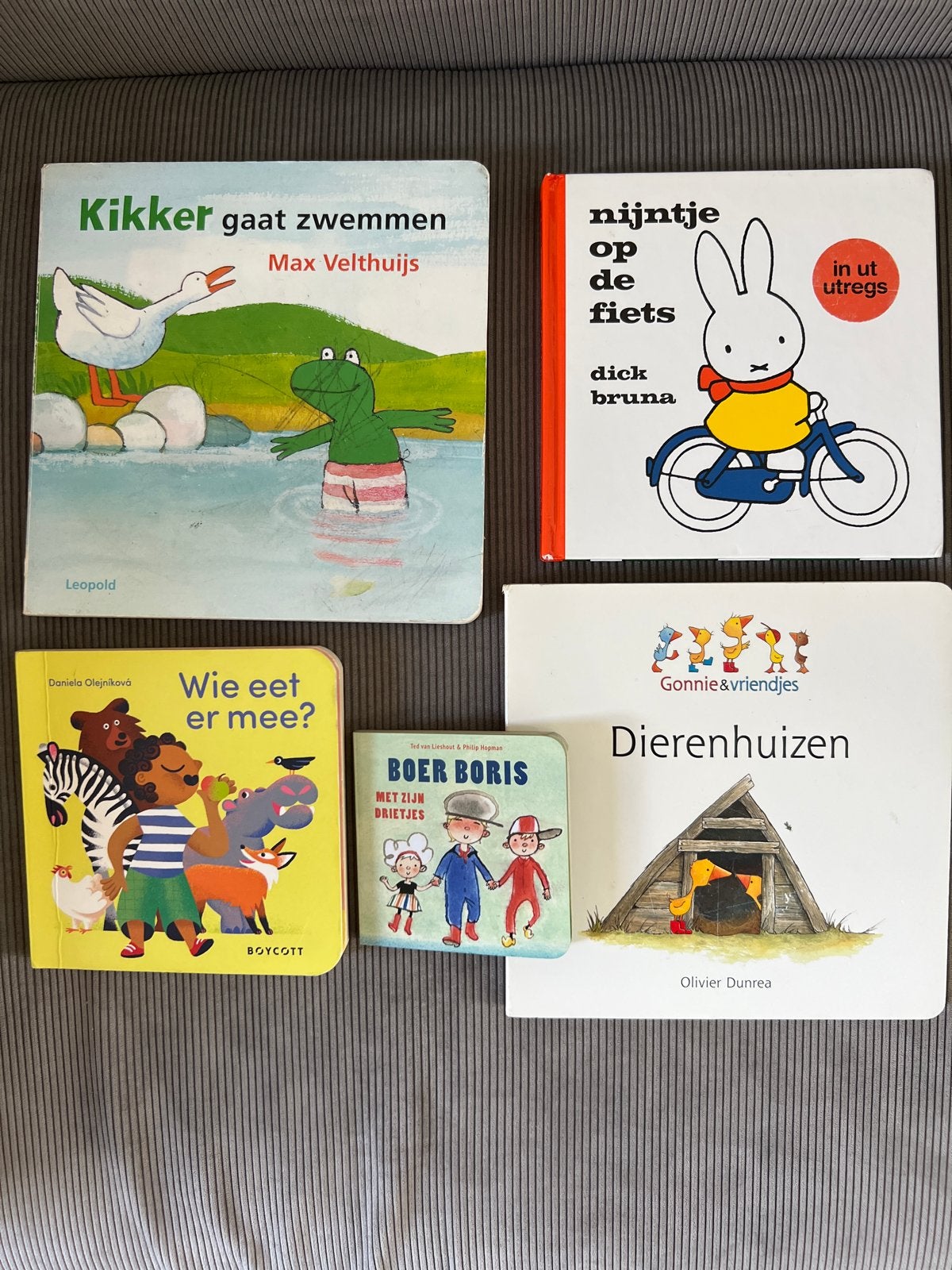 5 leuke kinderboeken: Kikker, Nijntje, Boer Boris en meer!, Boeken, Ophalen, Gelezen, Uitklap-, Voel- of Ontdekboek, 2 tot 3 jaar