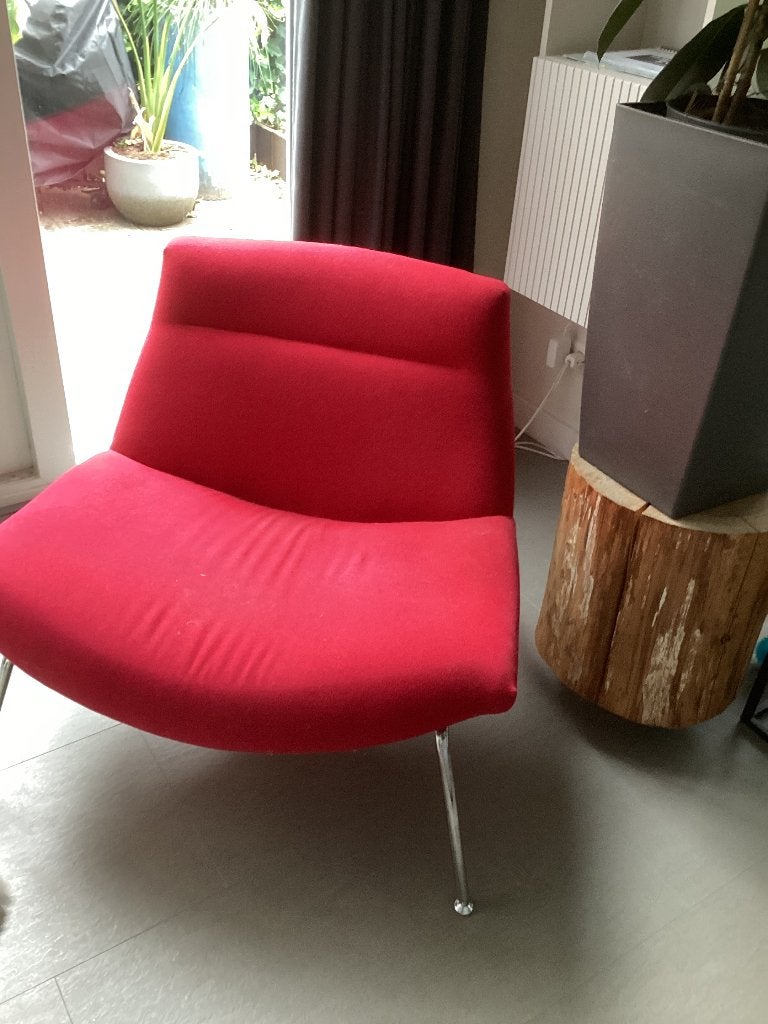 Moderne fauteuil, Huis en Inrichting, Ophalen, Gebruikt, 75 tot 100 cm, 75 tot 100 cm