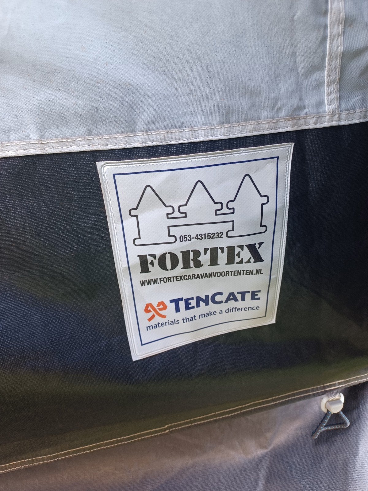 Fortex voortent voor Eriba puck of pan - Zo goed als nieuw, Ophalen, Zo goed als nieuw, Overige merken