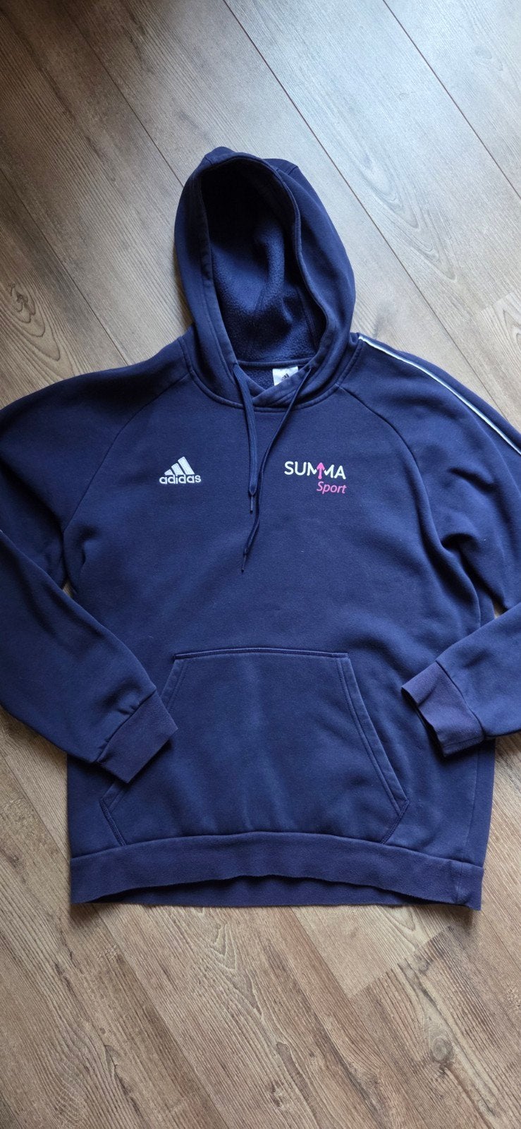 Hoodie Adidas / Summa sport, Maat 52/54 (L), Blauw, Ophalen of Verzenden, Adidas